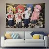Rock Girl Tapestry Wall Hanging Home Decor for Bedroom Living Room Dorm Japanese Band Stage Aesthetic Trendy Wall Art
