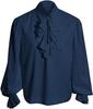 Mantian Yu Men's Steampunk Retro Long Coat Trench & Victorian Shirt Set