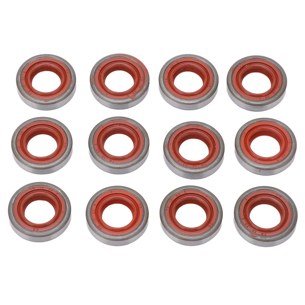 12Pcs Trimmer Oil Seal Cover Kit Iron ABS Oil Seal Replacement for Stihl FS80 FS85
