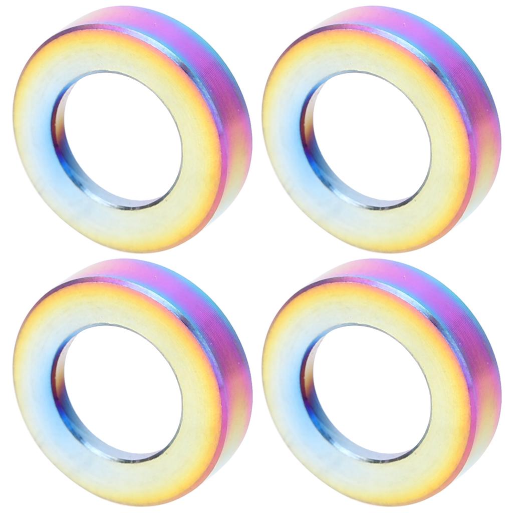4Pcs Mountain Bike   Alloy Screw   Spacers Brake Caliper Concave Gasket M6