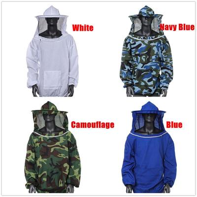 Half-Body Beekeeping Protective Suit with Hat - Thin Bee-Proof Clothing and Equipment