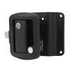 RV Door Lock IP67 Waterproof High Strength Black Paddle Entry Door Latch for Trailer Camper
