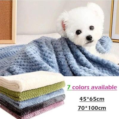 Weiche Decken Hundedecke Winter Warme Hundedecke Haustierbett für Hunde Bequeme Katzen- und Hundekissendecke Haustierprodukte