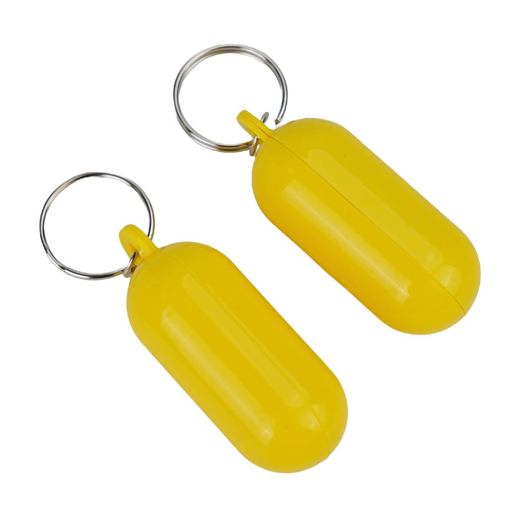 2pcs Keys Buckle Marine Sailing Boat Float Canal Keychain Kayak Keyring Fender Buoyant Holder Floating Key Ring Decoration