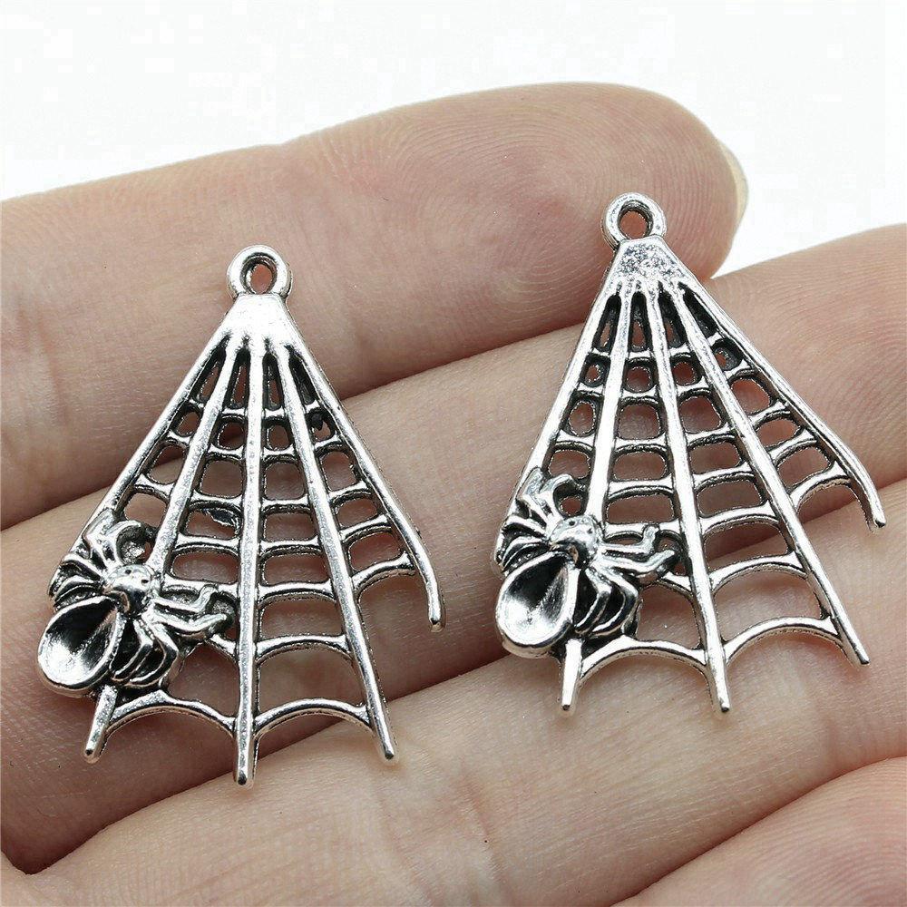 Charms Spider Halloween Bat Pendants Kids' Jewelry Materials QC119