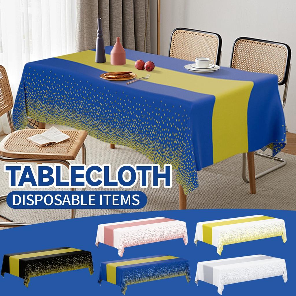 New Year Tablecloth, Holiday Party Decoration, Disposable Tablecloth