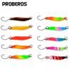 Ma Kou Sequins Long Range Metal Road Subbait Microobject Colorful Melon Seed Sequins White Stripe Crossmouthed Perch Spoon Type Fake Bait