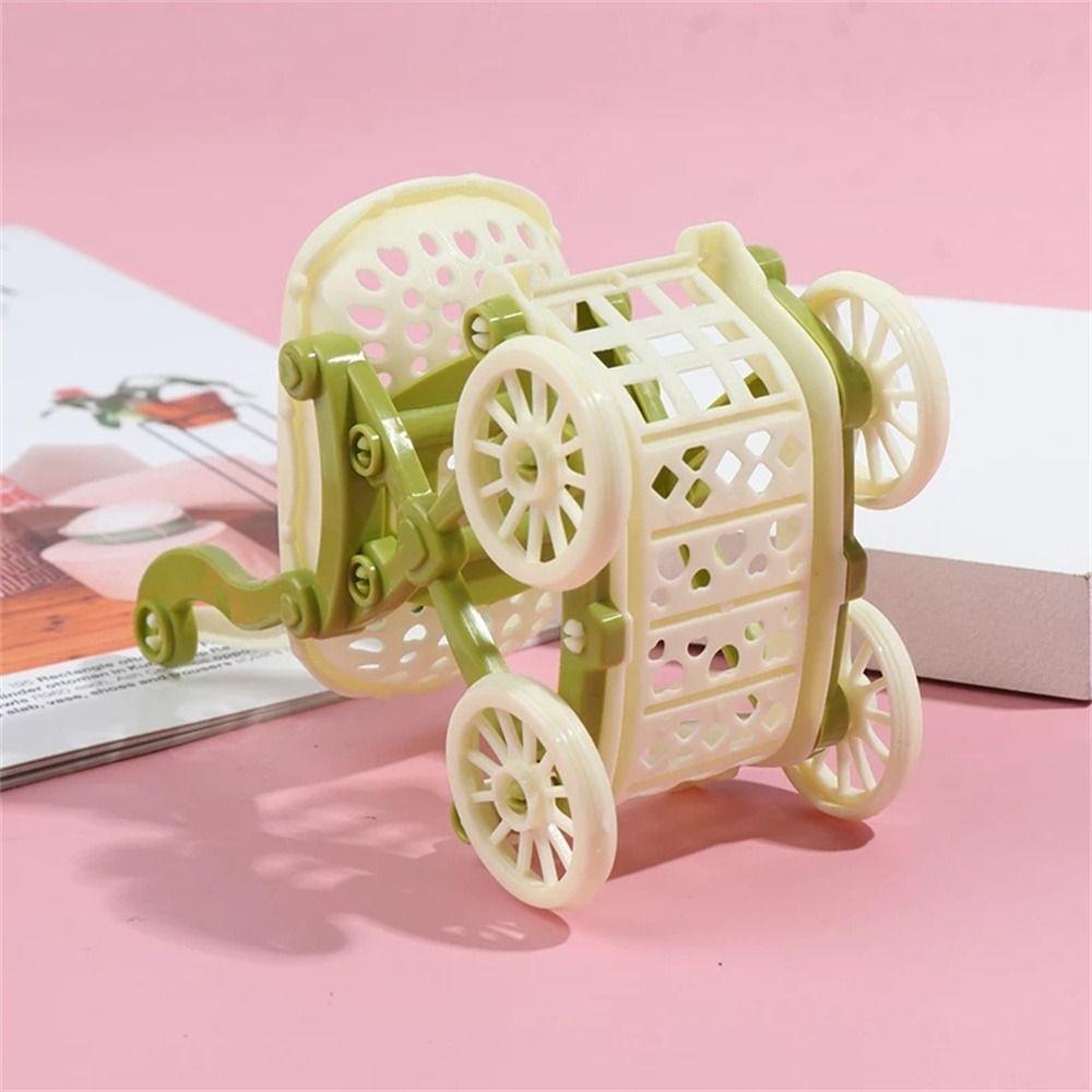 Dollhouse Furniture Supermarket Shopping Basket Supermarket Handcart Trolley Dollhouse Accessories