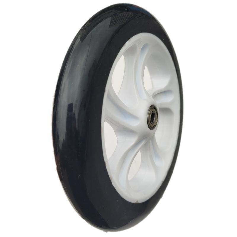 

8-дюймовые бесшумные резиновые колеса из говяжьей жилы для электрических скейтбордов, инвалидных колясок и торговых прицепов