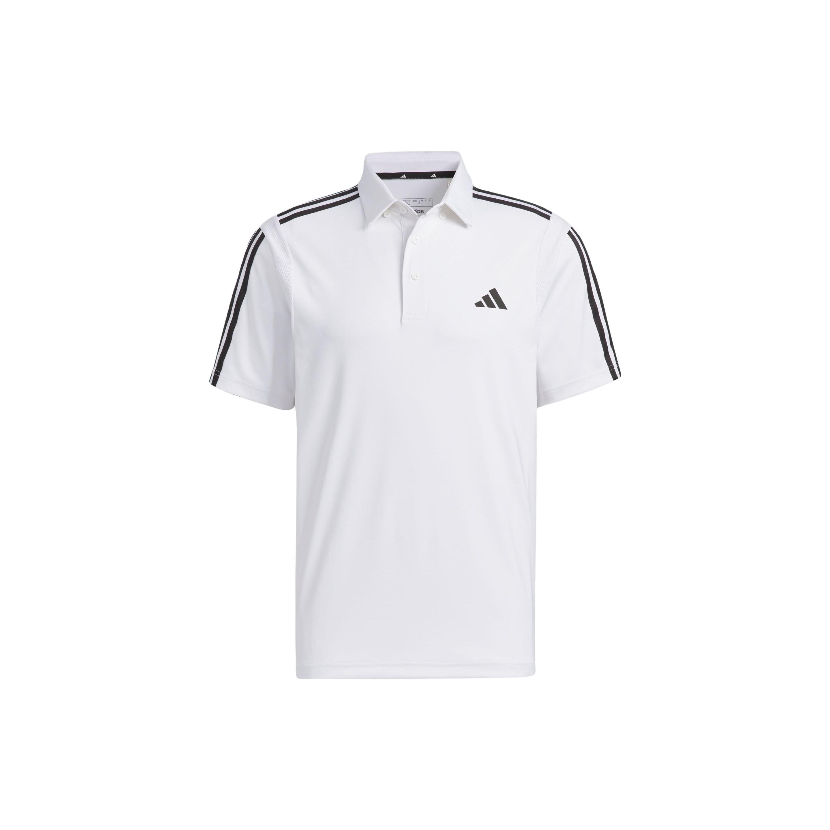 adidas HEAT.RDY 3-Stripe Short Sleeve Polo Shirt Asia Sizing  White  Men s HY0931 XL