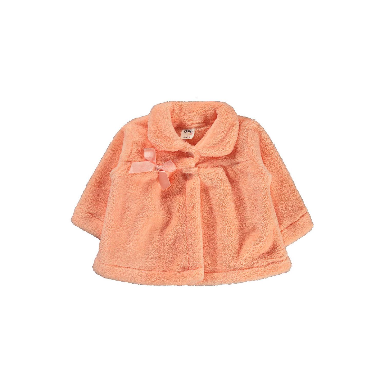 

Кардиган для маленьких девочек 6-18 месяцев Лосось 6-9 AY белый