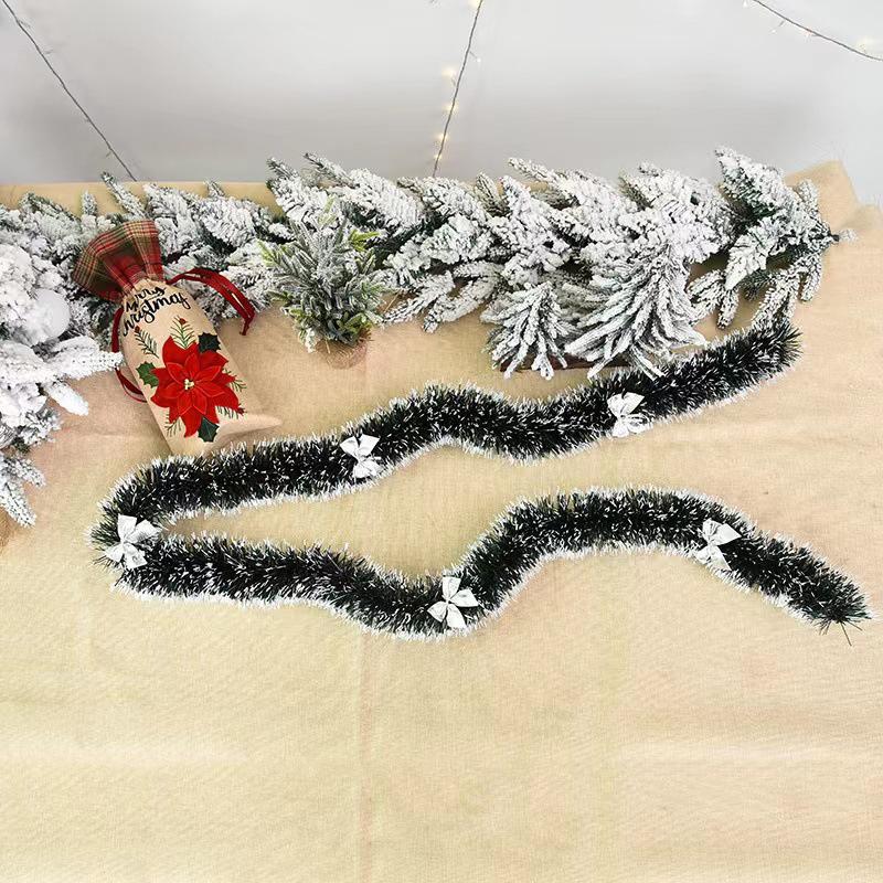 Christmas Decorations Artificial Garland Christmas Wreath Xmas Twist Hanging Garland Fireplace New Year's Eve Decorations