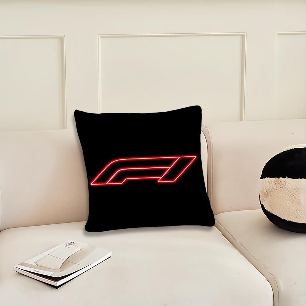 Racing F-Formula 1 Car Logo F1 Fashion Cushion Cover Living Room Headboard Office Bedroom Cushion Sofa Nap Time Pillow Case
