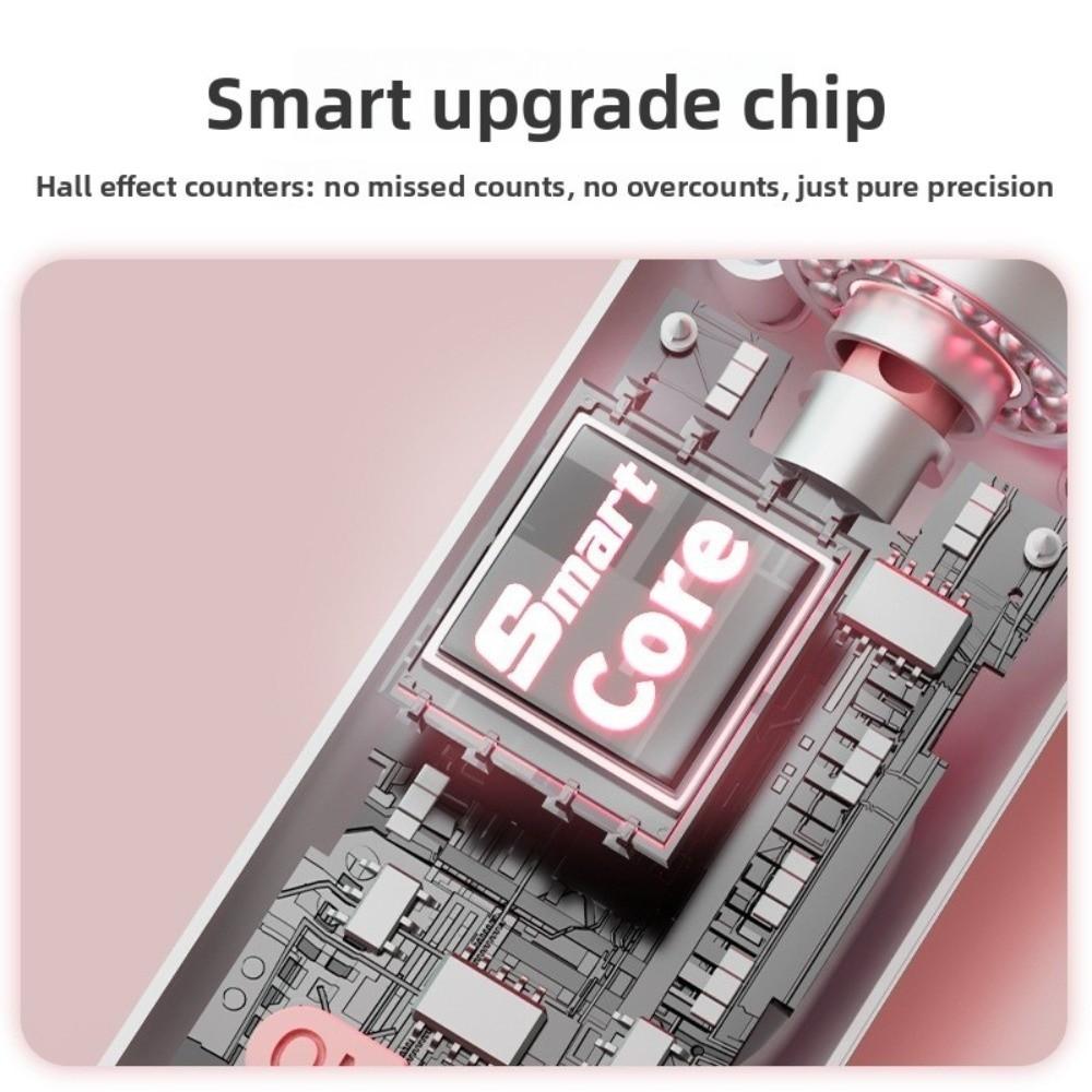 Anti-Skid Ropeless Jump Rope Cordless Digital Skip Rope Portable Counting Skipping Rope Home Use