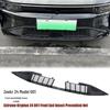 Zeekr 001 Windshield Insect Screen: Compatible with 24 Models, ABS Baked Paint, Bright Black Carbon Fiber Pattern Exterior Trim.