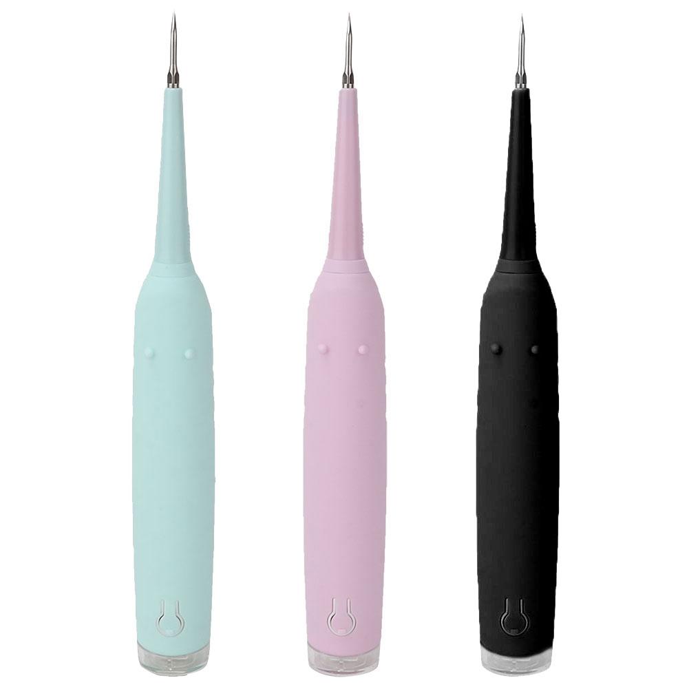 Portable Electric Dental Calculus Plaque Remover Scaling Oral Care Tool for Home Travel Use