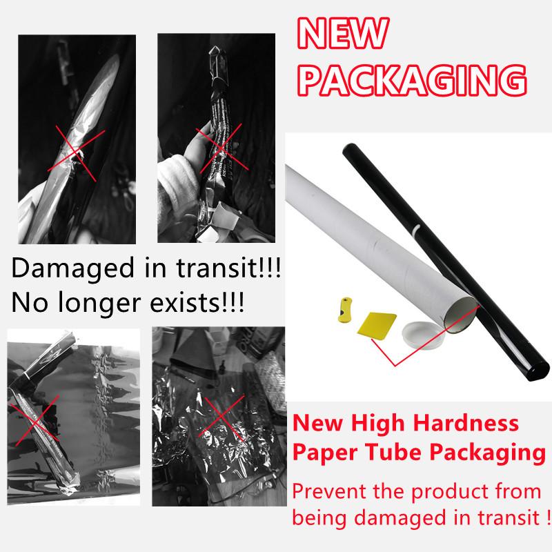 6m CAR WINDOW TINT FILM KIT TINTING SUPER DARK BLACK LIMO 5/15/20/25/35/50% Solar Protection Film Car Window Tint Film