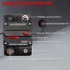30A-300A Circuit Breaker Is Suitable For Marine Towing Vehicles With 12V-48V DC Reset Waterproof Function Circuit Breaker Fuses4
