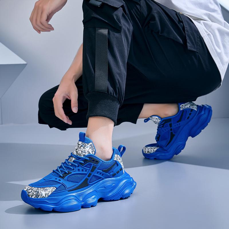 Summer 47, 48 Large Size 2025 New Casual Sports Shoes with Thick Soles Invisible Inner Height Increase 6cm Men's Shoes