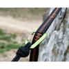 2/4Pcs Special Reinforced Hammock Straps Polyester High Load-Bearing Tree Hanging Rope 5 Ring Barbed Black