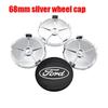4pcs 3D 56mm 60mm 65mm 68mm Ford logo car emblem Wheel Center Hub Cap auto Rim refit dust-proof badge covers sticker accessories