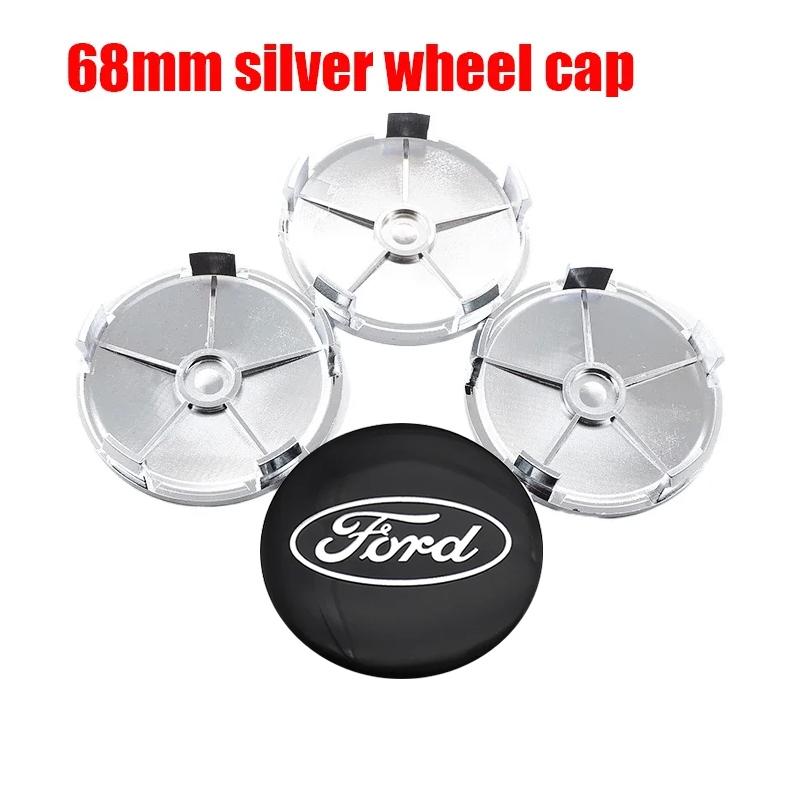 4pcs 3D 56mm 60mm 65mm 68mm Ford logo car emblem Wheel Center Hub Cap auto Rim refit dust-proof badge covers sticker accessories