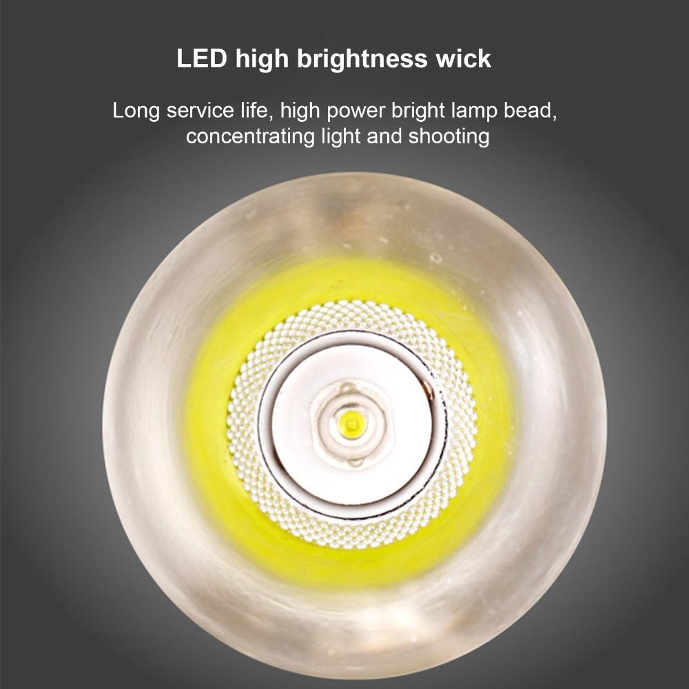 High Lumens LED Flashlight 4 Lighting Modes With Sidelight Rechargeable Spotlight LongRange Flashlight Outdoor Activities