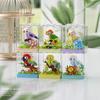 Animal Bird Creative Block 3D Model Mini Educational Parrot Assembly Bricks Desktop Ornament Toys Christmas Gifts For Kids