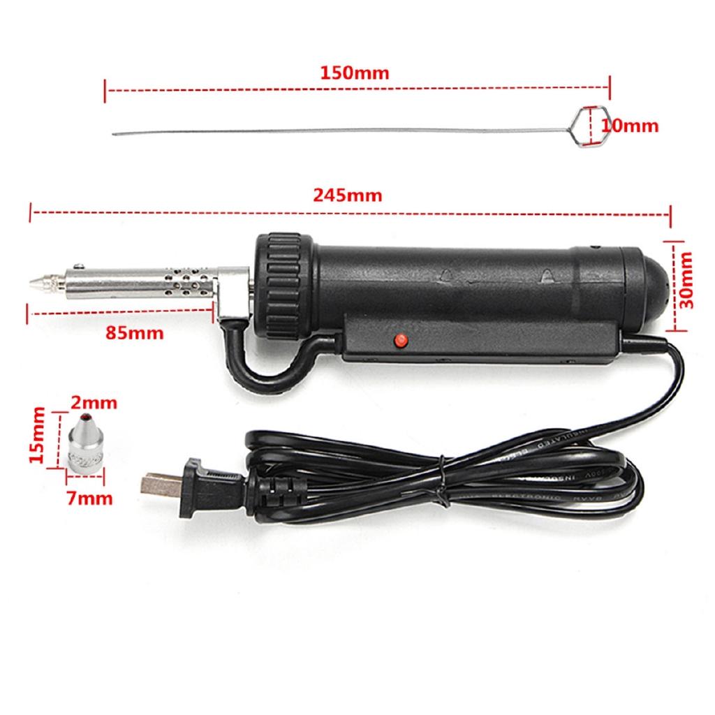 30W 220V Electric Vacuum Solder Sucker Iron Gun /Desoldering Pump /Repair Tool