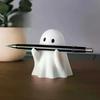 Funny Ghost Pen Holder Spooky Ghost Figurine Design Pencil Holder For Desk Organizer Accessory Gifts For Families Friends