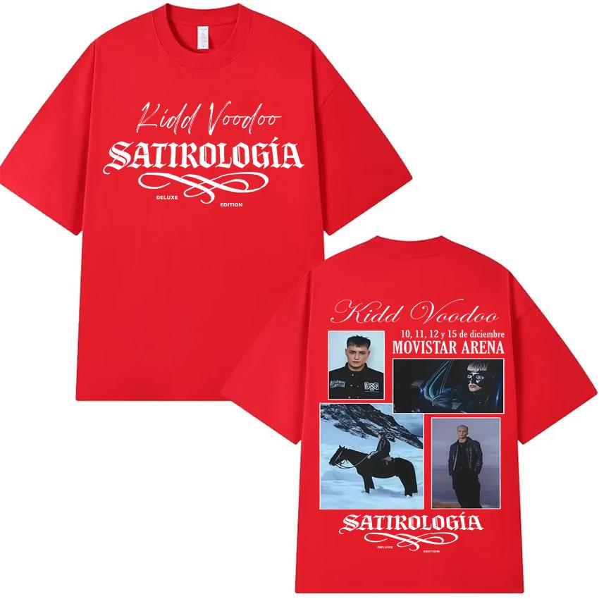 Kidd Voodoo Satiro Tour 2025 Fashion Oversized Tee Shirts Summer Mens Women Clothing Harajuku Crewneck Cotton Tshirt Teenagers
