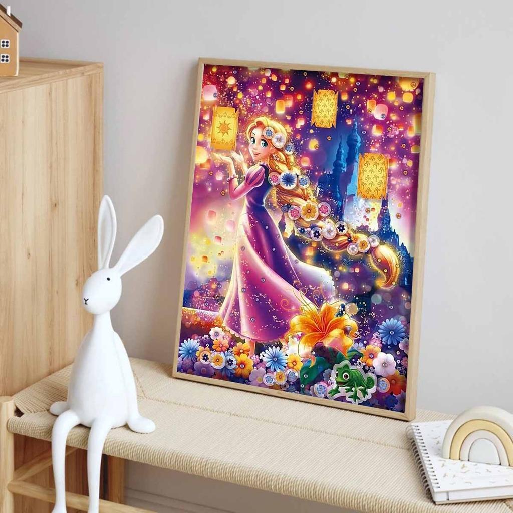 5D Diy Diamond Painting The Princess's Backward Glance Full Drill Rhinestones Mosaic Embroidery Handmade Products Home Decor Gift