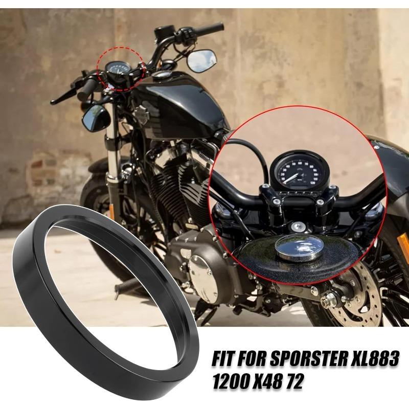 Instrument Gauge Trim Kit Speedometer Bezel Tachometer Cover Ring Fit for Sporster XL883 1200 X48 72 Dyna Street Bob Low Rider