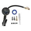 0‑200PSI Tire Inflator with Tire Pressure Gauge LCD Digital Display 4 Pressure Units for Motorcycle Car Van Truck Bus