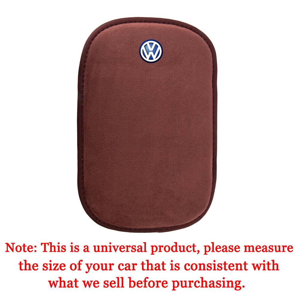 W13Car Center Console Arm Rest Box Pad Auto Accessorie For Volkswagen VW Polo Bora Rline Jetta Golf 7 8 Tiguan Passat Touran Beetle