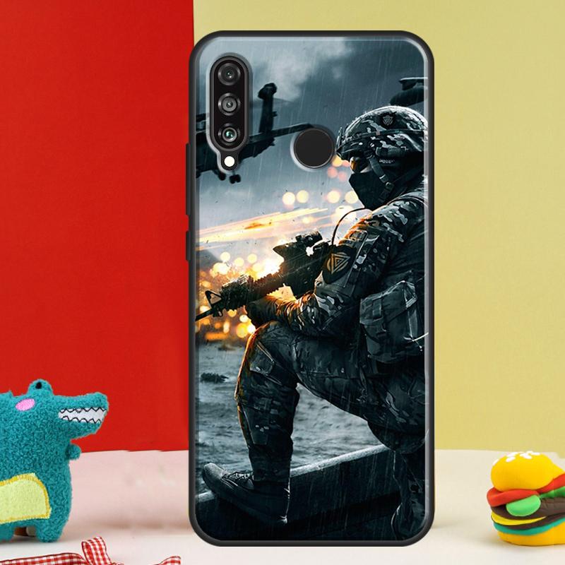 Tactical Swat Gear Pattern For Huawei Nova 9 10 SE 12i 12s 11i 5T Y91 Y90 Y60 Y70 Y72 Y61 P60 Pro P20 P30 P40 Lite Case