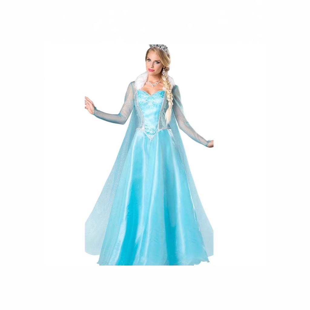 Halloween Kostüm Cosplay Anime Anna Elsa Prinzessinnenkleid Erwachsenenkleid Kleid Cosplay Kostüm