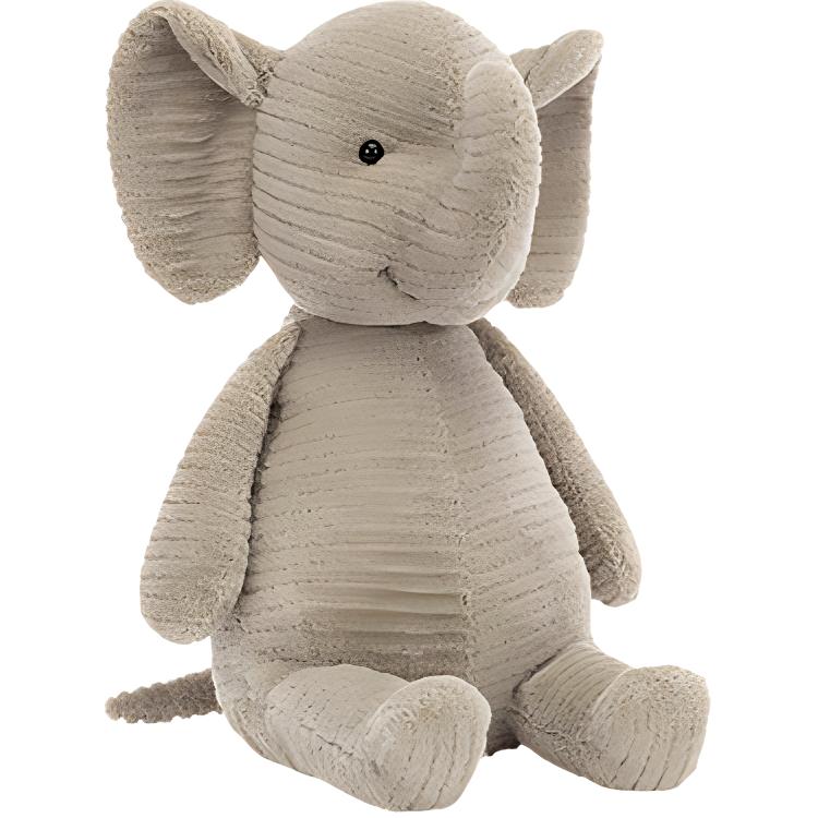 

JELLYCAT Jungle Animal Series Quark Elephant Cute Plush Doll, Sitting 26cm high Sitting Height 26cm