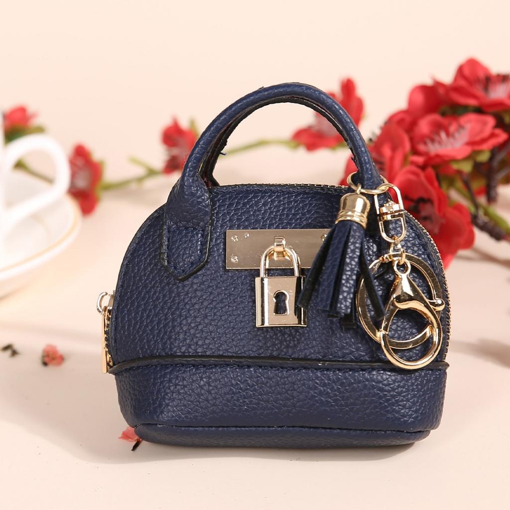New Mini Change Bag Women's Creative Coin Bag Keychain Bag Japanese and Korean Version Mini Simple and Cute Small Change Bag