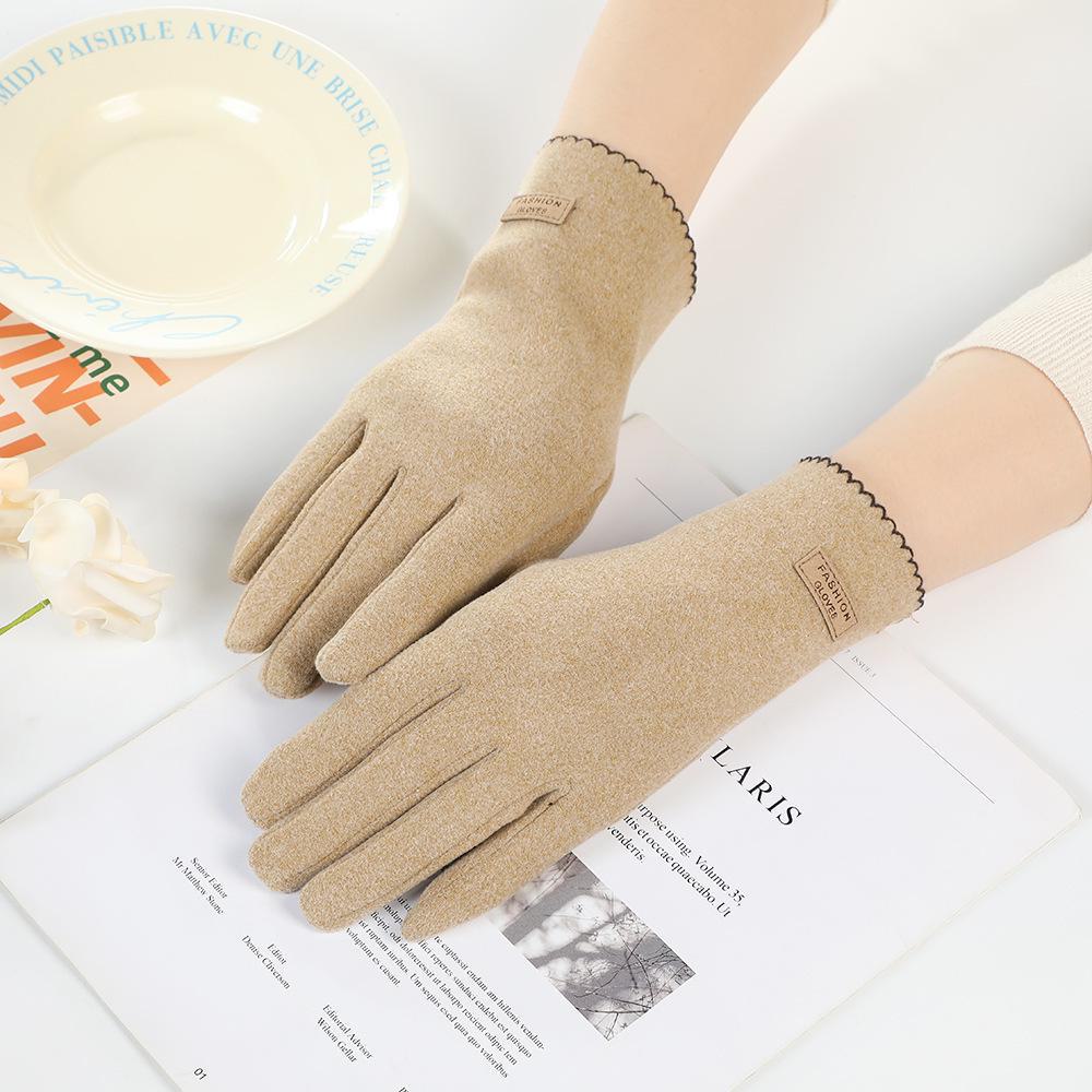 Winter Warm German Velvet Cycling & Driving Gloves – Windproof, Thick, Cold-Proof, Touchscreen Compatible for Couples