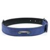 Engravable Microfiber Leather Dog Collar with Adjustable Anti-Lost Tag
