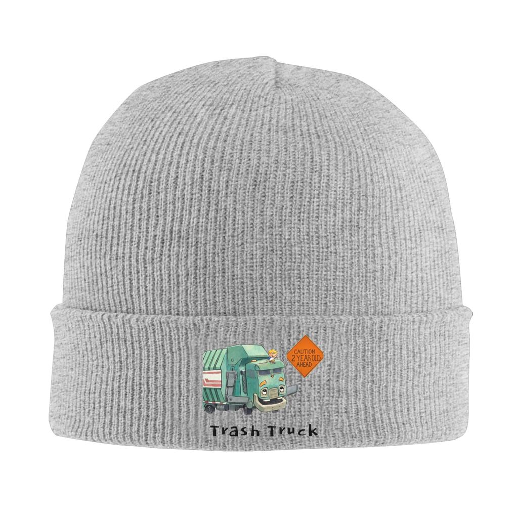 Trash Truck cartoon Netflix Winter Skullies Beanies Hat Warm Autumn Knitted Hats Bonnet Caps for Women Men