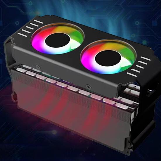 Chladiace ventilátory 13,5 CFM ARGB PWM Aura Sync Temperature Control DDR4/5