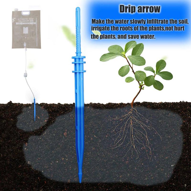 1 Pezzo 5.2L/6.5L Dispositivo di Irrigazione Automatico Borsa per Irrigazione Piante Controllo del Flusso di Gocciolamento dell'Acqua Borsa d'Acqua Gocciolatore per Viaggi Pigri