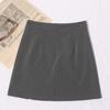 Women's High-Waisted A-Line Split Midi Skirt - Versatile Slimming Black Skirt Pants