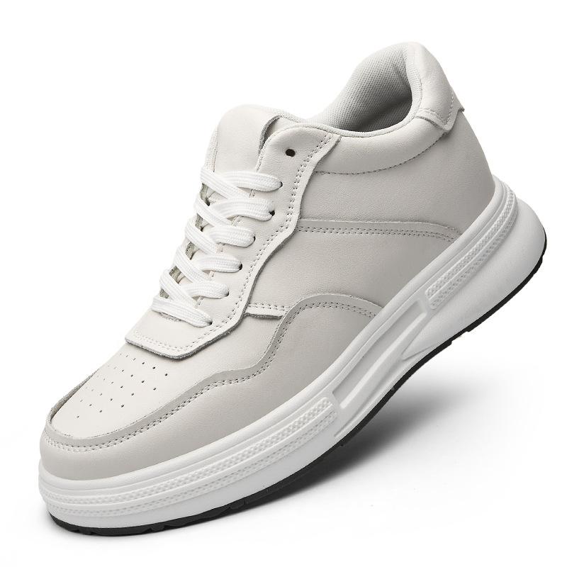 Autumn black and white panda men's shoes white shoes trend invisible inner height increase versatile shoes men's sports and leisure shoes