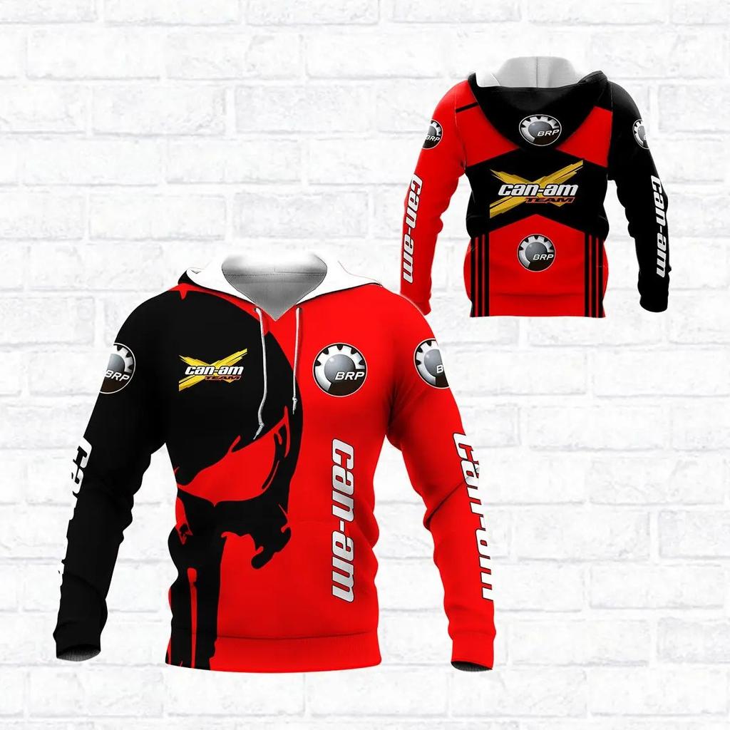 Brp Can-am 3D Print Pullover Newest Off-road Racing Car Unique Men/Women Cozy Harajuku Casual Streetwear Hoodies Sweatshirt Tops