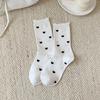Female Autumn New Sweet Love Lace Boneless In The Tube Pile Socks