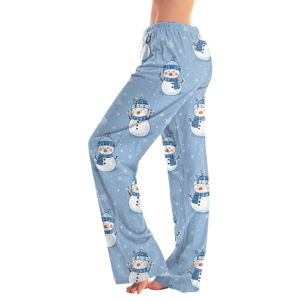 Women's Fashion Loose Casual  Printed Casual Pants