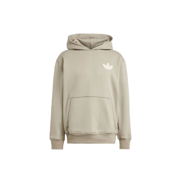 adidas Originals Men s Silver Pebble Premium Graphic Hoodie IV9697 M